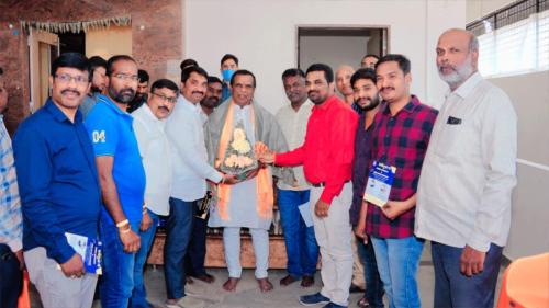 Career Awareness and Vedic Maths Programme Brochure Launch by Hon'ble Urban MLA Sri. Dhanpal Suryanarayana Garu  